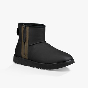 Ugg Classic Mini Zip Waterproof Alla Väderstövlar Herr Svarta (715493CIU)